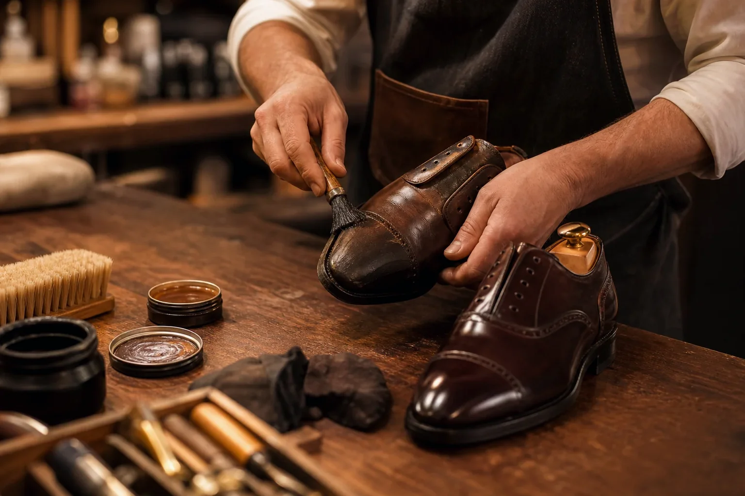 Reforma de sapatos sociais em Cuiabá